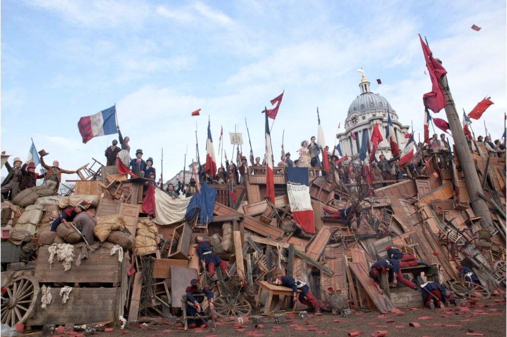 Les Miserables (2012) filming at Old Royal Naval College