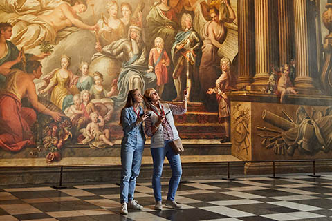 People in Painted Hall