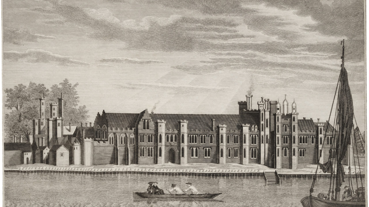 Drawing of Greenwich Palace (Palace of Placentia)