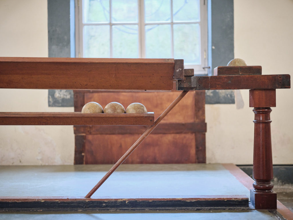 Old Royal Naval College Skittle Alley balls