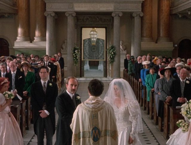 Four Weddings and a Funeral (1994), filmed in the Chapel of St Peter and St Paul
