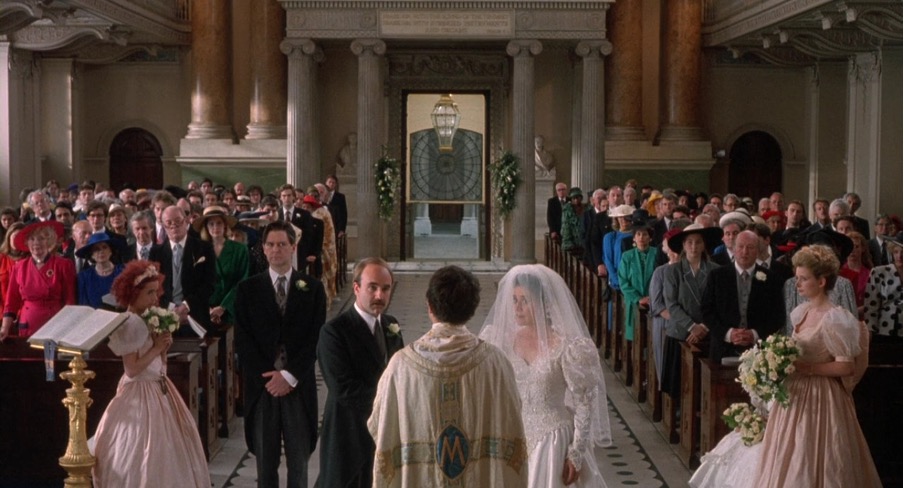 Four Weddings and a Funeral (1994), filmed in the Chapel of St Peter and St Paul