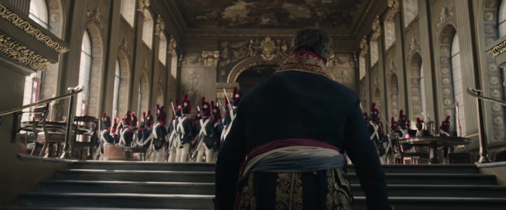 Napoleon (2023), in the Painted Hall